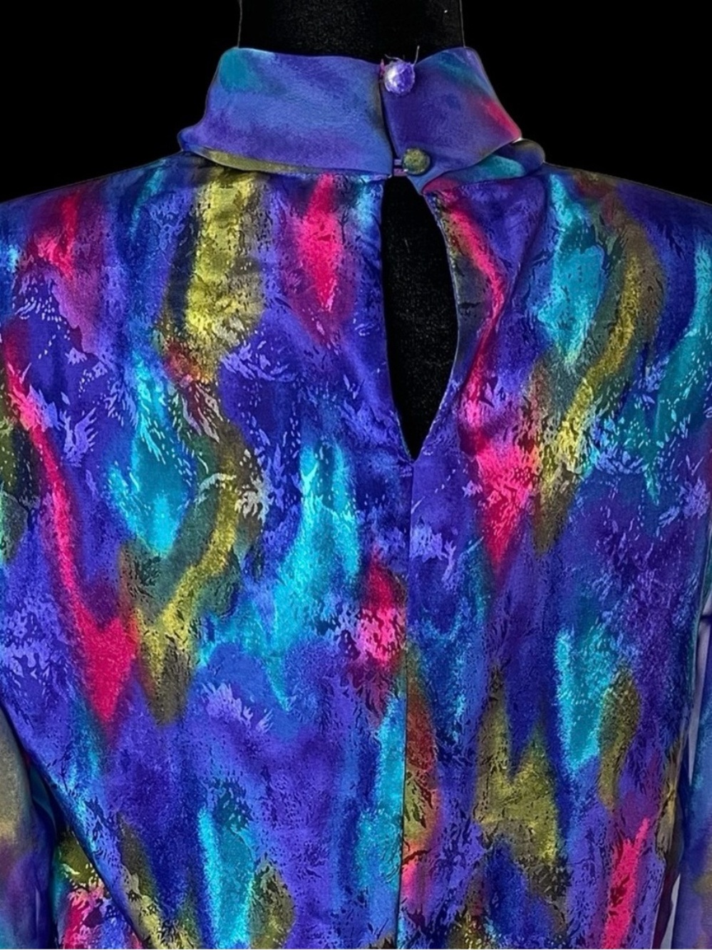 Notations Multicolor Abstract Print Blouse - Picture 2 of 7